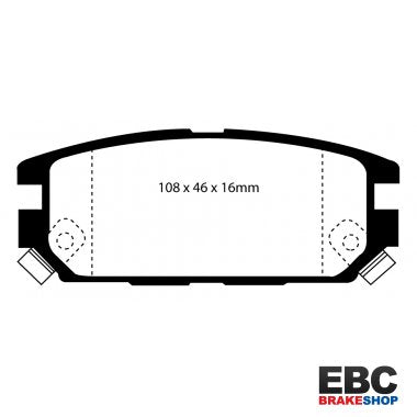 EBC Redstuff Brake Pads DP3987C