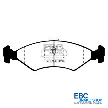 EBC Yellowstuff Brake Pads DP41051R