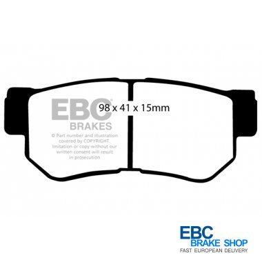 EBC Yellowstuff Brake Pads DP41392R