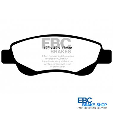 EBC Yellowstuff Brake Pads DP41597R