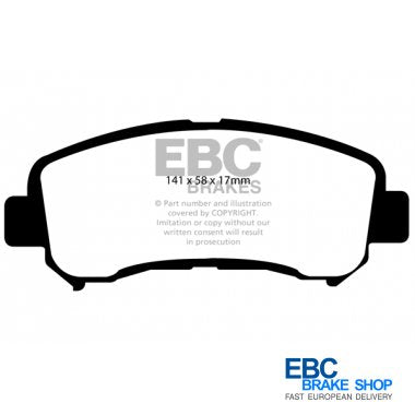 EBC Yellowstuff Brake Pads DP41954R