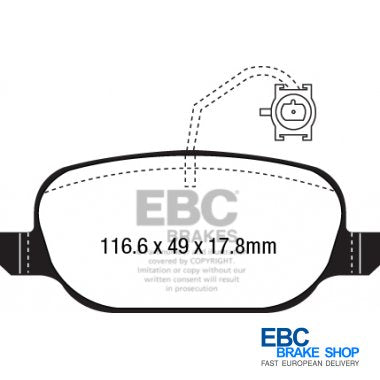 EBC Yellowstuff Brake Pads DP42236R