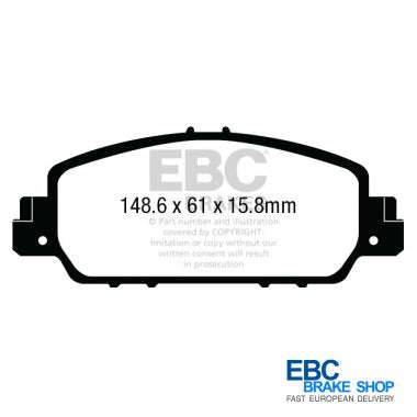 EBC Yellowstuff Brake Pads DP43014R