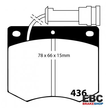 EBC Ultimax Brake Pads DP436