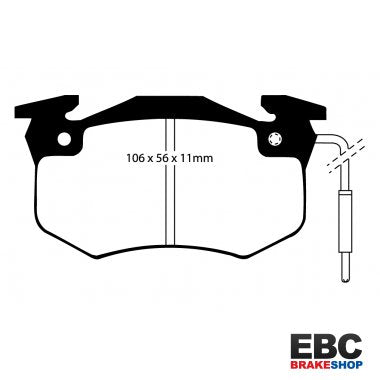 EBC Yellowstuff Brake Pads DP4458/2R