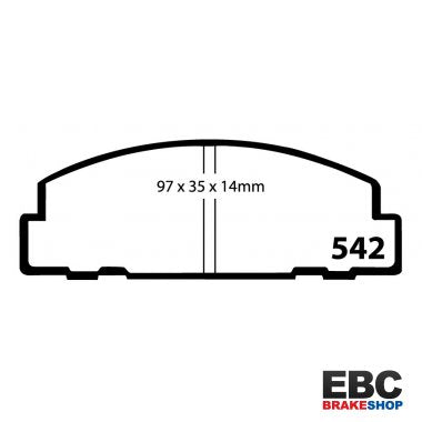 EBC Ultimax Brake Pads DP542