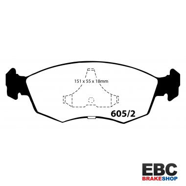 EBC Ultimax Brake Pads DP605/2