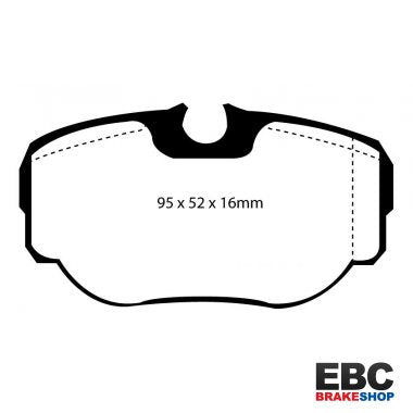 EBC Extra-Duty Greenstuff-6000 Brake Pads DP61038