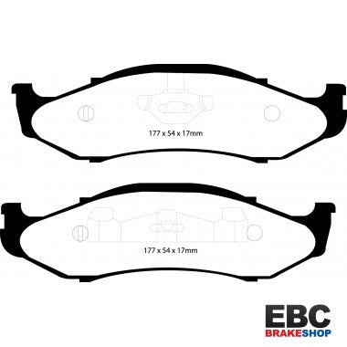 EBC Extra-Duty Greenstuff-6000 Brake Pads DP61255