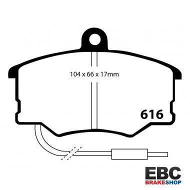 EBC Ultimax Brake Pads DP616