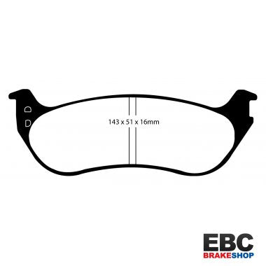 EBC Extra-Duty Greenstuff-6000 Brake Pads DP61805