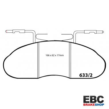 EBC Ultimax Brake Pads DP633/2