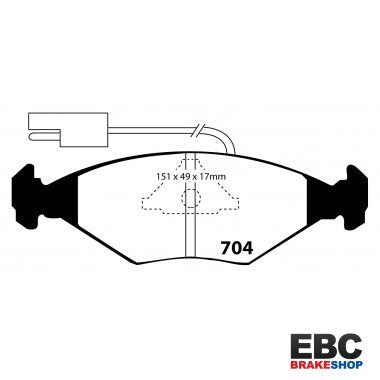 EBC Ultimax Brake Pads DP704