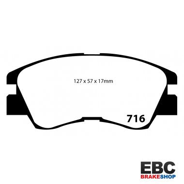 EBC Ultimax Brake Pads DP716