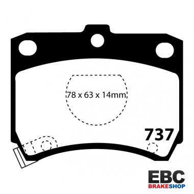 EBC Ultimax Brake Pads DP737