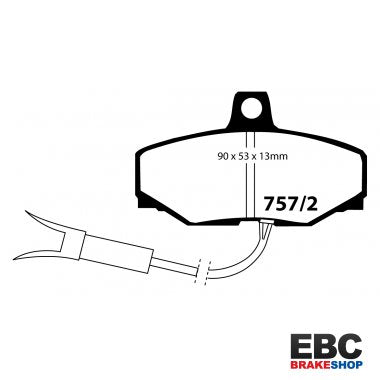 EBC Ultimax Brake Pads DP757/2