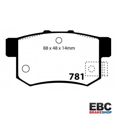 EBC Ultimax Brake Pads DP781