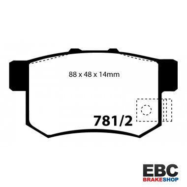 EBC Ultimax Brake Pads DP781/2