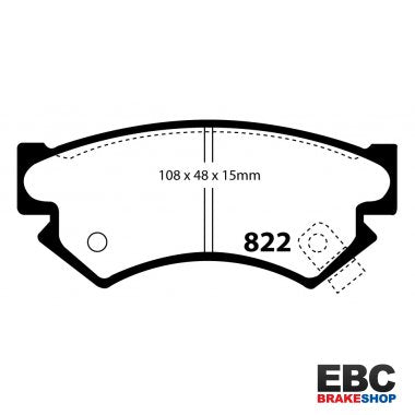 EBC Ultimax Brake Pads DP822