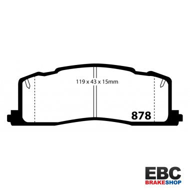 EBC Ultimax Brake Pads DP878