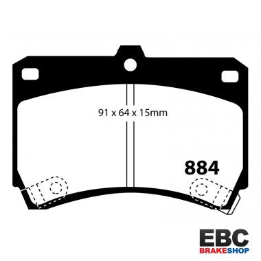 EBC Ultimax Brake Pads DP884