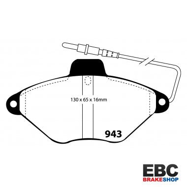 EBC Ultimax Brake Pads DP943