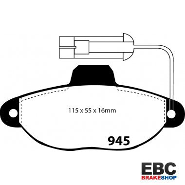 EBC Ultimax Brake Pads DP945