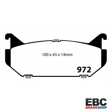 EBC Ultimax Brake Pads DP972