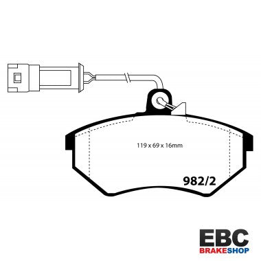 EBC Ultimax Brake Pads DP982/2