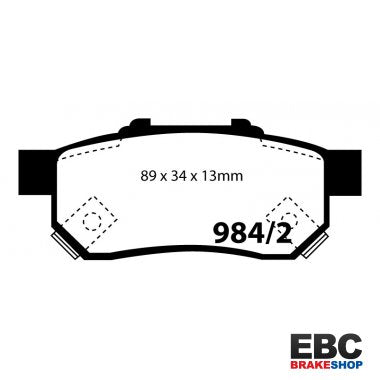 EBC Ultimax Brake Pads DP984/2