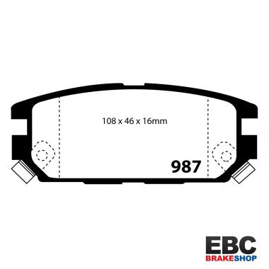 EBC Ultimax Brake Pads DP987