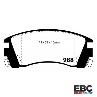 EBC Ultimax Brake Pads DP988