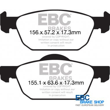 EBC Ultimax Brake Pads DPX2154