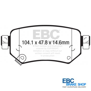 EBC Ultimax Brake Pads DPX2287