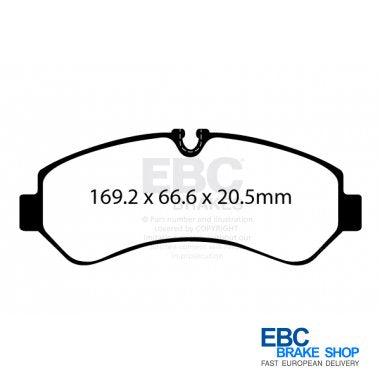 EBC Ultimax OE Replacement Brake Pad Set DPX2406