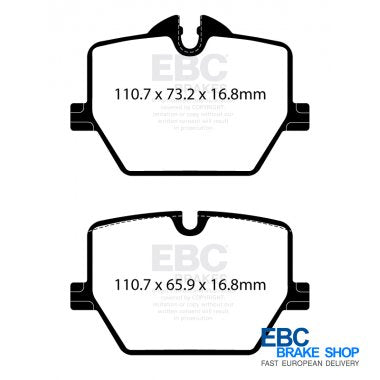 EBC Ultimax OE Replacement Brake Pad Set DPX2415