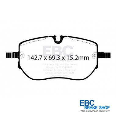 EBC Ultimax OE Replacement Brake Pad Set DPX2451