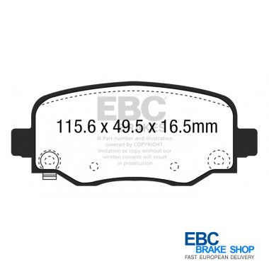 EBC Ultimax Brake Pads DPX3031