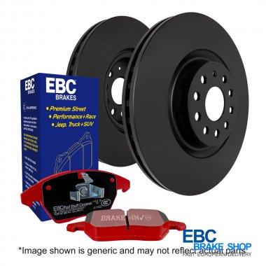 EBC Redstuff Pad & Plain Disc Kit PD02KR013