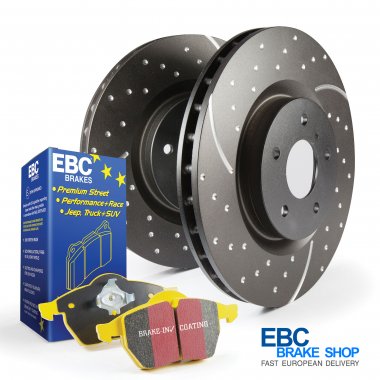 EBC Yellowstuff Pad & Turbo Groove Disc Kit PD13KR061